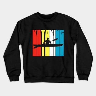 kayaking retro Crewneck Sweatshirt